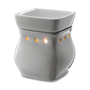 Scentsy Classic Curve Gloss Gray Warmer